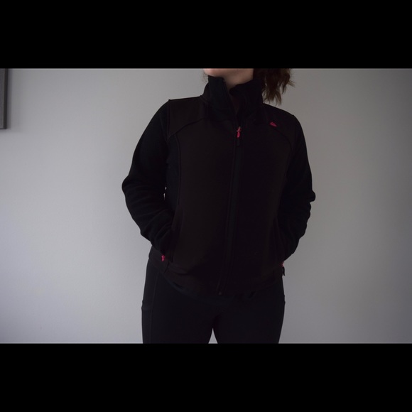 Black fleece zip up jacket - Picture 3 of 4
